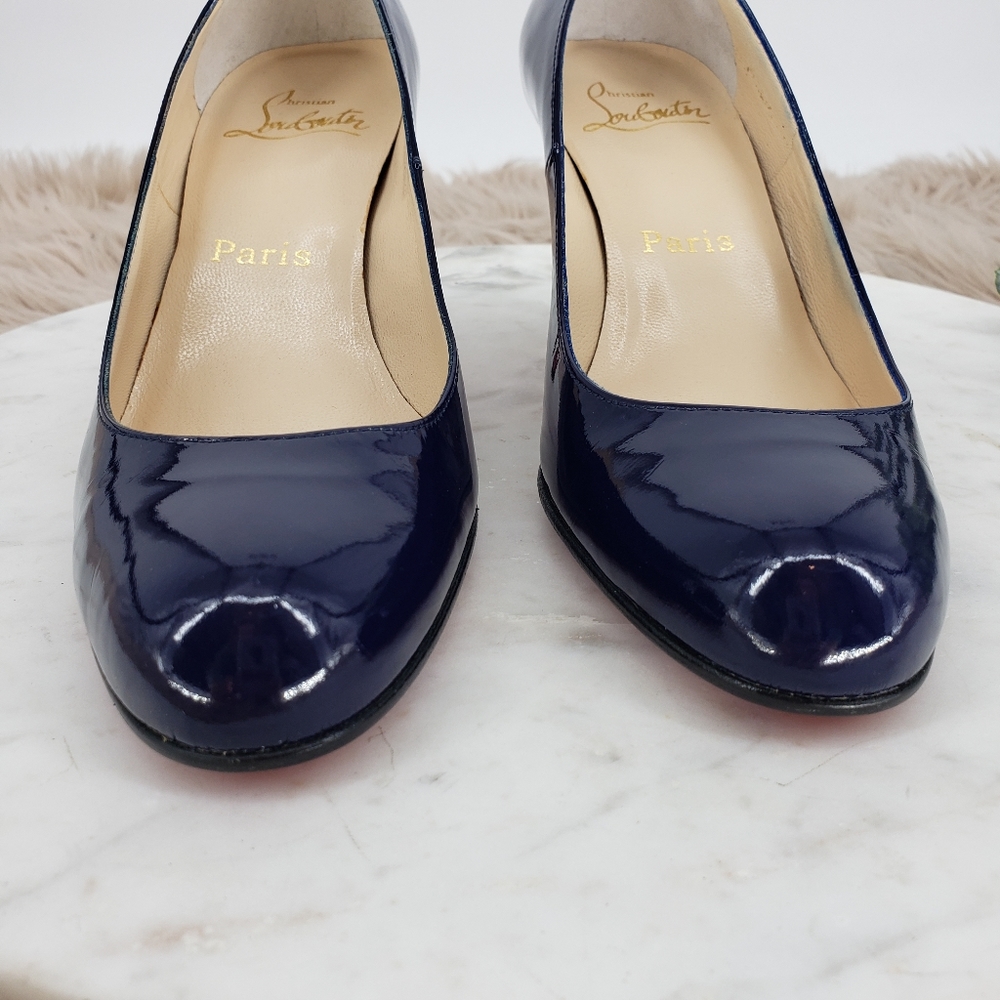 Christian Louboutin Patent Leather Simple Pump - Picture 6 of 8